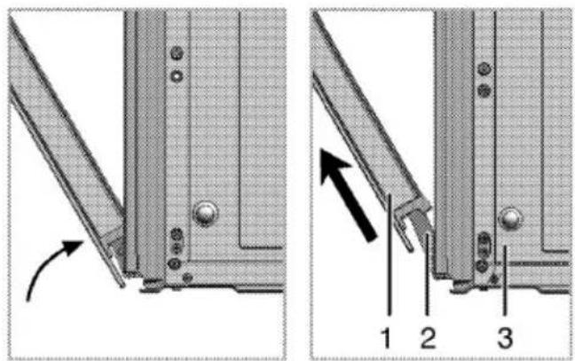 BLOMBERG BEO 9860 X - Removing the oven door - 2