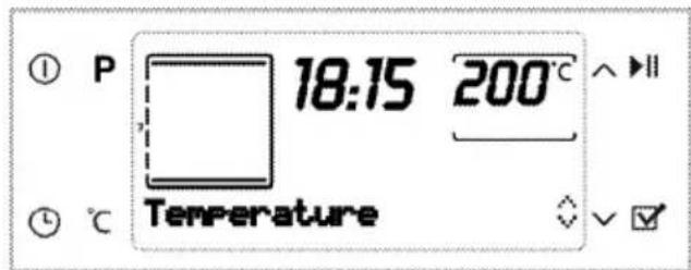 BLOMBERG BEO 9860 X - Select temperature and operating mode - 2