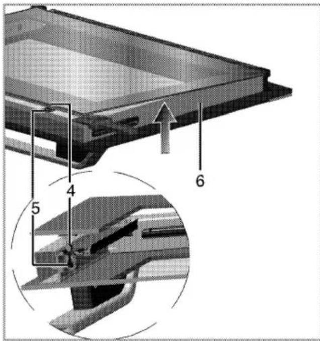 BLOMBERG BEO 9975 X - Retrait de la vitre de la porte - 2