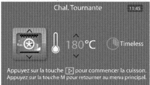 BLOMBERG BEO 9975 X - Sélectionnez la température et le mode de fonctionnement dans le Menu Démarrage rapide - 3