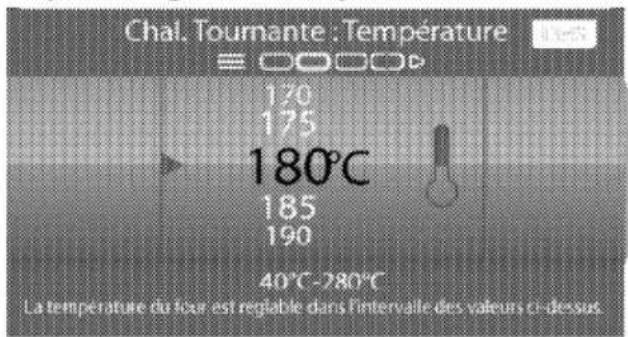 BLOMBERG BEO 9975 X - Sélectionnez la température et le mode de fonctionnement dans le Menu Démarrage rapide - 2