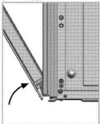 BLOMBERG BEO 9770 - Retirer la porte du four. - 2