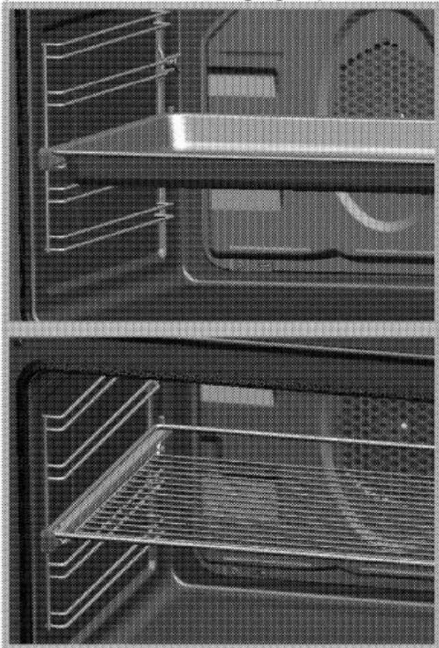 BLOMBERG BEO 7102 X - Proper positioning of the wire shelf and tray on sliding shelves - 1