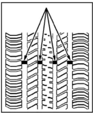 Diagram showing a conical structure with wavy lines and a central vertical gap, no text or symbols present