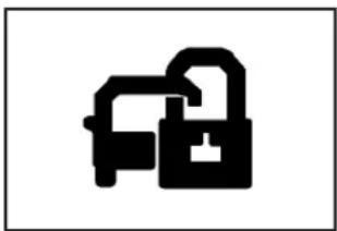 Icon of a padlock and document (no text or symbols)