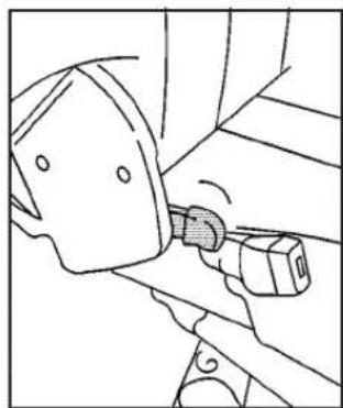 Line drawing of a mechanical component with a rotating shaft (no text or symbols)