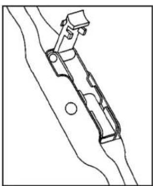 Line drawing of a mechanical device attached to a curved surface (no text or symbols)