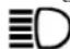 JEEP Grand Cherokee SRT (2006) - High Beam Indicator Light - 1