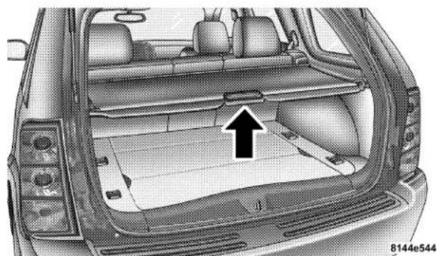 JEEP Grand Cherokee SRT (2006) - RetractableCargoAreaCover - 1