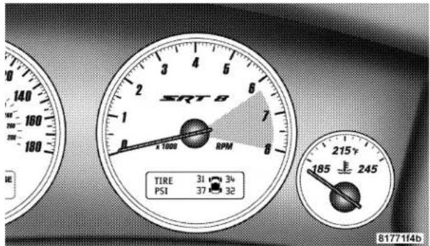SRTB RPM 1000 TIRE 31 34 PSI 37 32 215°F 185 245 817714b