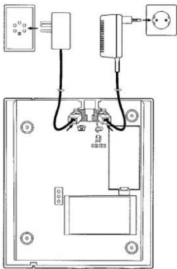 Diagram of a device panel with labeled components and wiring connections