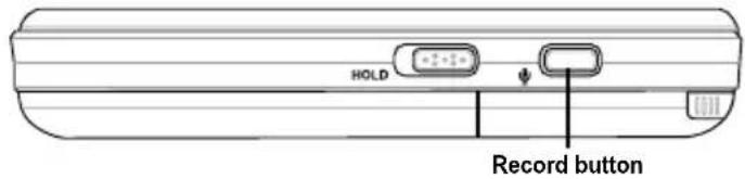 HOLD Record button