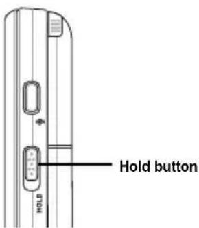 Hold button HOLD