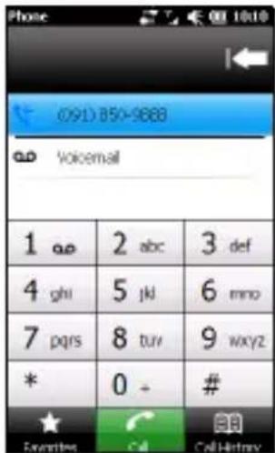 091) 850-9688 Voicemail 1 a0 2 abc 3 def 4 ghi 5 jkl 6 mno 7 pqrs 8 tuv 9 wxyz * 0 - # ★ Exemite C# Call Hittry