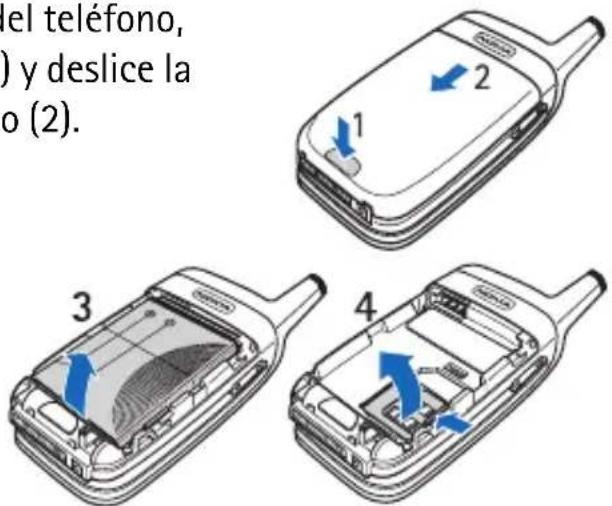 el teléfono, ) y deslice la o (2).