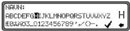 NAUN: ABCDEFGHIJKLMNOPQRSTUVWXYZ H E0A03_0123456789',/()-, ✓