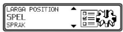 LARGA POSITION SPEL SPRAK