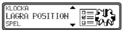 KLOCKA LAGRA POSITION SPEL