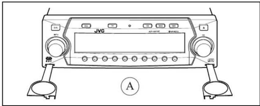 JVC KD-NX1R - Monterings-/afmonteringsvejledning - 1
