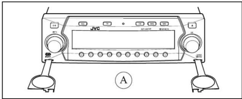 JVC KD-NX1R - Monterings-/demonteringsanvisning - 1