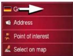 Gr Address Point of interest Select on map