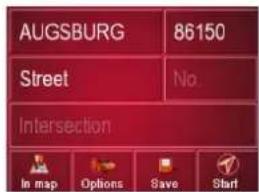 AUGSBURG 86150 Street No. Intersection In map Options Save Start