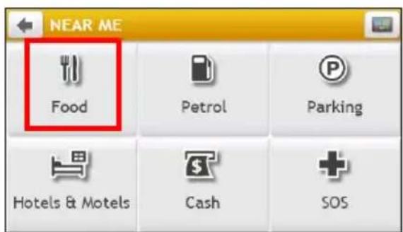 NEAR ME Food Petrol Parking Hotels & Motels Cash SOS