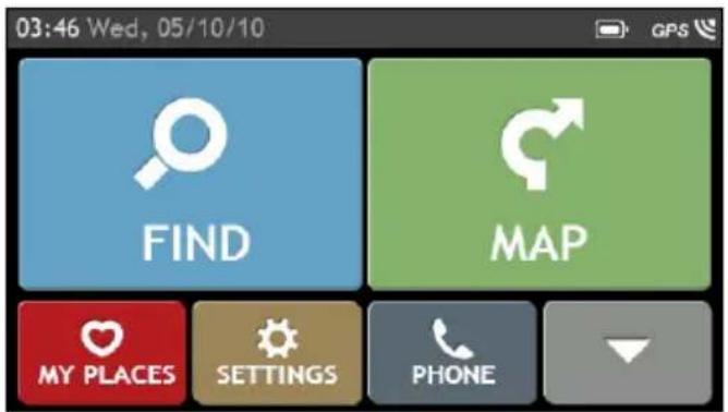 03:46 Wed, 05/10/10 FIND MAP MY PLACES SETTINGS PHONE