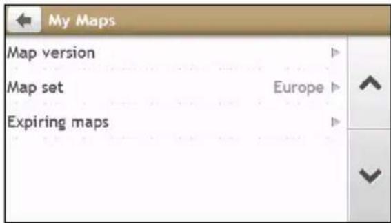My Maps Map version Map set Europe Expiring maps