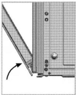 GRUNDIG GEHM 34200 X - Removing the oven door - 2