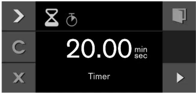 20.00 min sec Timer