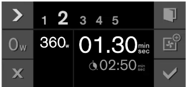 > 1 2 3 4 5 Ow 360w 01.30min sec 02:50min sec