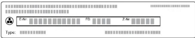 GAGGENAU BM455 - E number and FD number - 1
