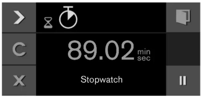 89.02 min sec Stopwatch