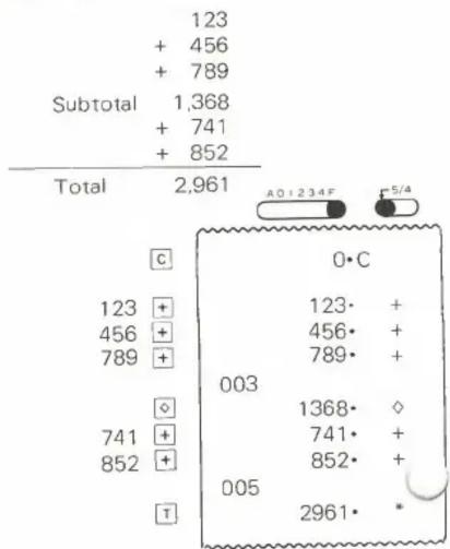 CITIZEN 107DP - HOW TO CALCULATION - 3