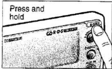 Press and hold