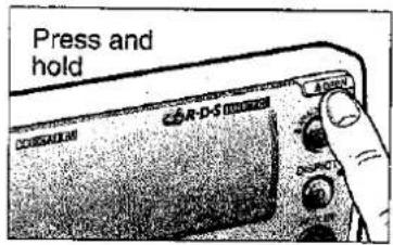 Press and hold R-D-S A-0514 D-0514 D-0514