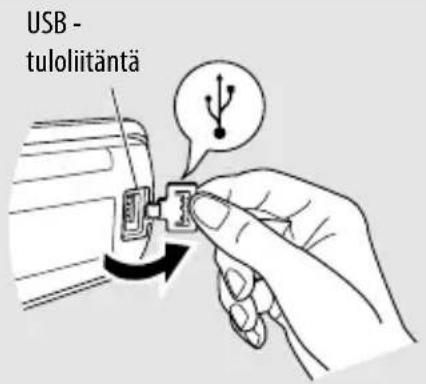 USB - tuloliitäntä