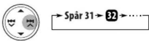 JVC KD-G432 - Hoppa över spår snabbt under uppspelning - 5