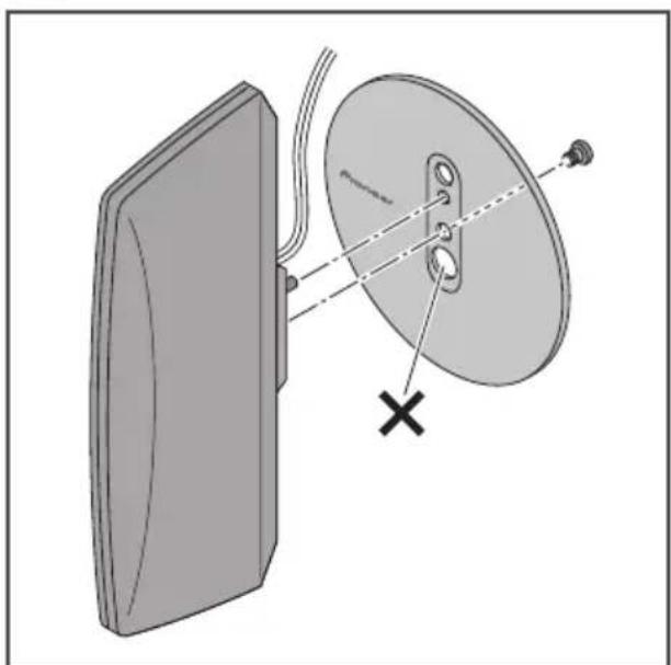 PIONEER BCS-FS525 - Ved horizontal montering: - 2