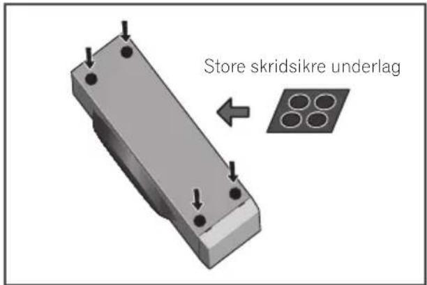 Store skridsikre underlag
