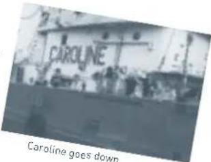 CAROLINE Caroline goes down