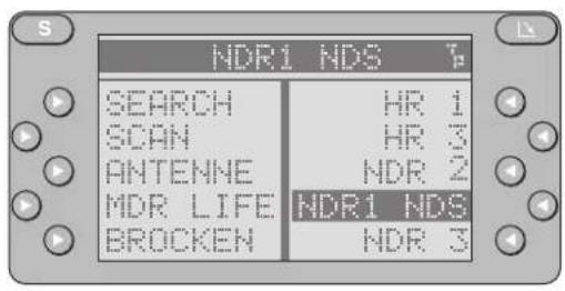 NDR1 NDS SEARCH HR 1 SCAN HR 3 ANTENNE NDR 2 MDR LIFE NDR1 NDS BROCKEN NDR 3
