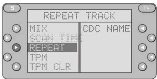 REPEAT TRACK MIX CDC NAME SCAN TIME REPEAT TPM TPM CLR