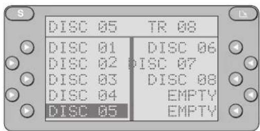 DISC 05 TR 08 DISC 01 DISC 06 DISC 02 DISC 07 DISC 03 DISC 08 DISC 04 EMPTY DISC 05 EMPTY