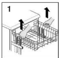 HOOVER DDY 088T - ADJUST BASKET TO THE LOWER POSITION: - 1