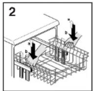 HOOVER DDY 088T - B. : NON SOLLEVARE O ABBASSA-RE MAI IL CESTO DA UN SOLO LATO (fig. 3). - 2