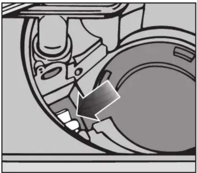 MIELE G 5585 SCVi XXL - Cleaning the drain pump and non-return valve - 2