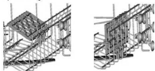 BOMANN GSP 846 IX - Folding back the cup shelves - 1