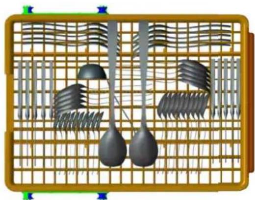 BOMANN GSP 846 IX - Loading the baskets according to En50242: - 2